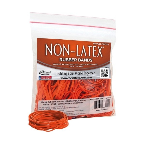 Alliance Rubber RUBBERBANDS, #33, 1/4 LB ALL37338 - main
